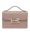 Victoria Beckham Flip Shoulder Bag In Nude