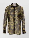Victoria Beckham Floral Pattern Pyjama Shirt With Chest Pocket