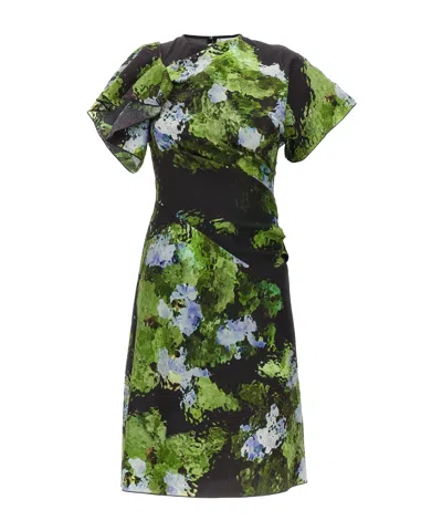 VICTORIA BECKHAM VICTORIA BECKHAM FLORAL PATTERNED DRESS