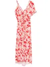 VICTORIA BECKHAM FLORAL-PRINT MAXI DRESS