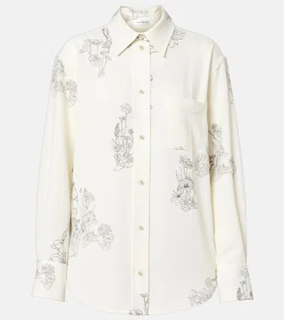 Victoria Beckham Floral Shirt In Multi