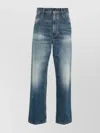 Victoria Beckham Women Fold Detail Boyfriend Jeans In Blue