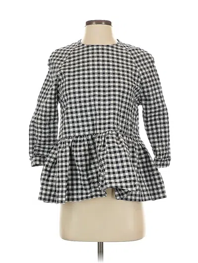 Pre-owned Victoria Beckham For Target 3/4 Sleeve Blouse In Black