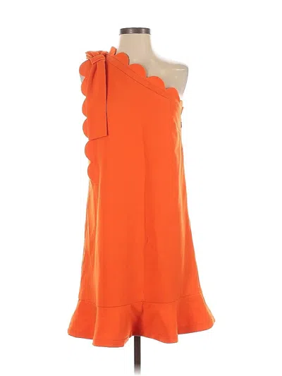 Pre-owned Victoria Beckham For Target Cocktail Dress In Orange