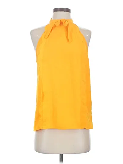 Pre-owned Victoria Beckham For Target Sleeveless Blouse In Yellow