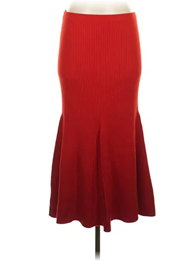 Pre-owned Victoria Beckham Formal Skirt In Red