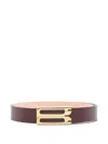 Victoria Beckham Red Collection Solid Formal Belt In Red