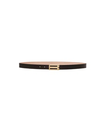 Victoria Beckham Frame Buckle Belt Black