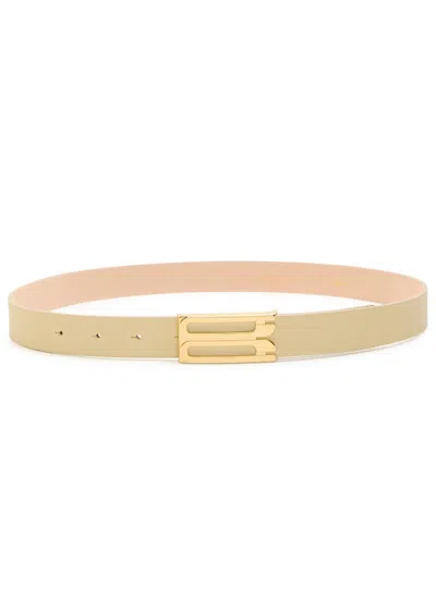 Victoria Beckham Frame Grained Leather Belt
