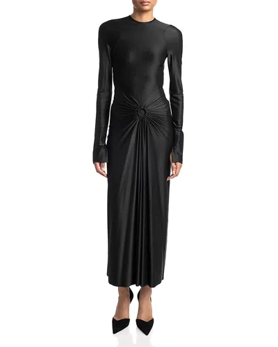Victoria Beckham Frances Midi Dress In Black
