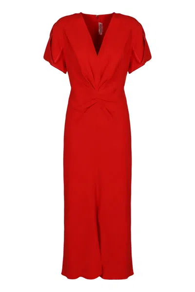 VICTORIA BECKHAM VICTORIA BECKHAM GATHERED DETAILS DRESS
