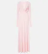 Victoria Beckham Gathered Gown In Pink