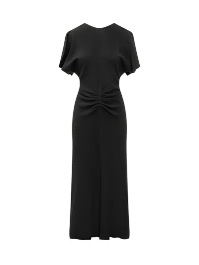 Victoria Beckham Gathered Midi Dress