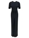 Victoria Beckham 'gathered Waist' Dress In Blue