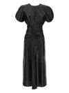 Victoria Beckham Womens Black Slim-fit Ruched Stretch-woven Maxi Dress