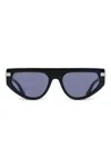 Victoria Beckham Geometric-frame Sunglasses In Black