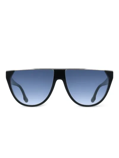 Victoria Beckham Geometric-frame Sunglasses In Blue