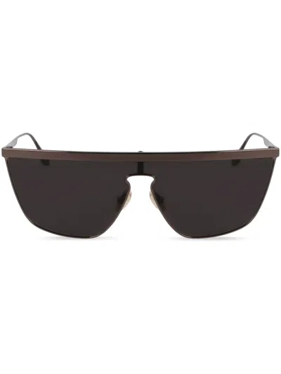 Victoria Beckham Geometric-frame Sunglasses In Gray