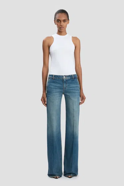 Victoria Beckham Gigi Jean In Mid Blue