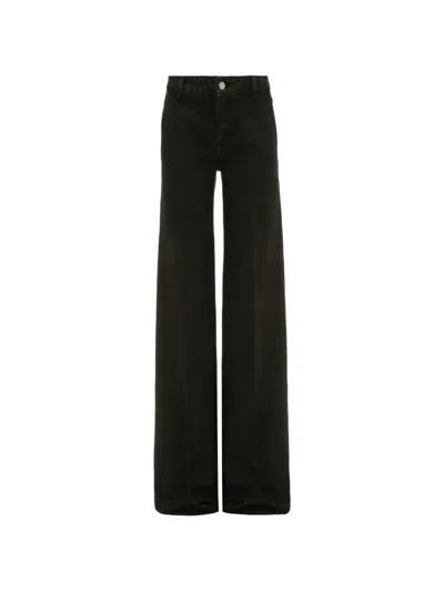 Victoria Beckham Gigi Wide-leg Jeans In Black