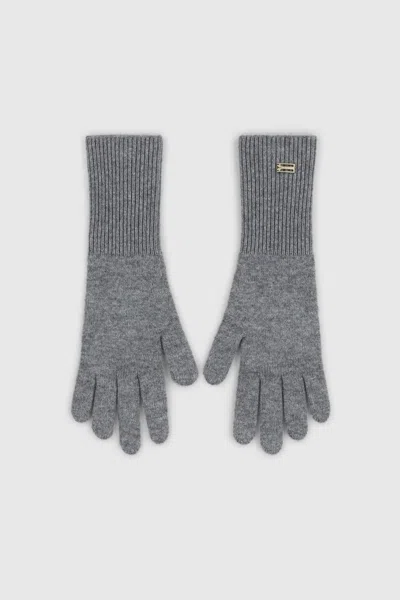 Victoria Beckham Gloves In Mid Grey