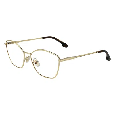 Victoria Beckham Gold Metal Glasses (frames)