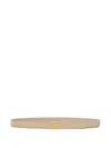 Victoria Beckham Gold-tone Buckle Belt In Neutral