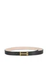 Victoria Beckham Gold-tone Buckle Leather Belt