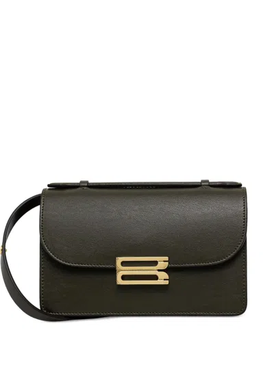 Victoria Beckham Gold-tone-hardware Cross-body Bag In Green