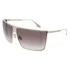 Victoria Beckham Gradient Brown Wrap Ladies Sunglasses Vb249s 714 65 In Brown