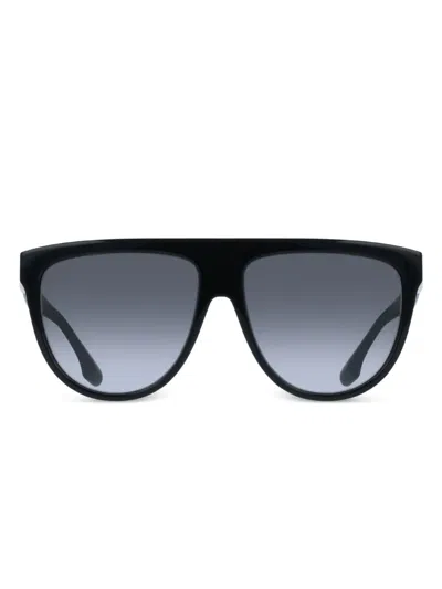 Victoria Beckham Gradient-lenses Sunglasses In Black