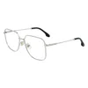Victoria Beckham Gray Metal Glasses (frames) In Gold