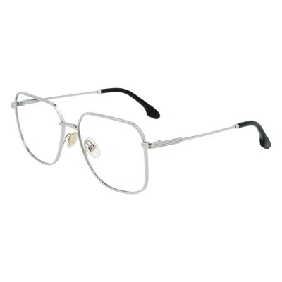 Victoria Beckham Gray Metal Glasses (frames) In Gold