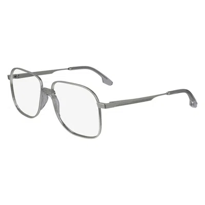 Victoria Beckham Gray Metal Glasses (frames) In Metallic