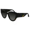 Victoria Beckham Grey Cat Eye Ladies Sunglasses Vb628s 418 55