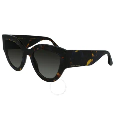 Victoria Beckham Grey Cat Eye Ladies Sunglasses Vb628s 418 55