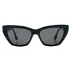 Victoria Beckham Grey Cat Eye Ladies Sunglasses Vb668s 001 55 In Black