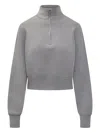 Victoria Beckham Pullover Aus Einem Wollgemisch In Gray