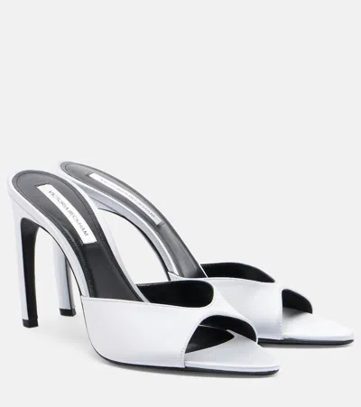 Victoria Beckham Harlow Mule 100 In Silver