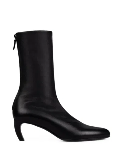Victoria Beckham Harlow Stretch-leather Boots In Black