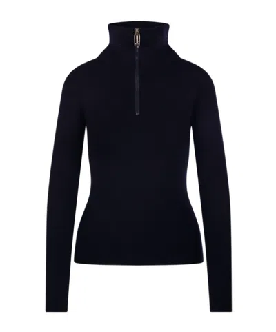 Victoria Beckham High-neck Blouse In Black