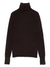 Victoria Beckham Fitted Silhouette Wool Turtleneck Sweater