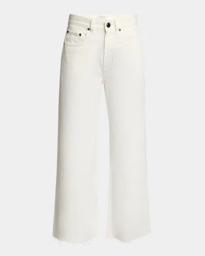 VICTORIA BECKHAM HIGH-RISE WIDE-LEG CROP JEANS