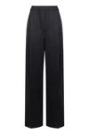 Victoria Beckham High-waist Wide-leg Trousers In Blue