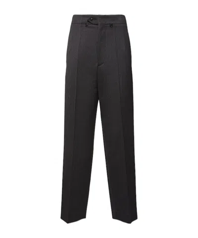 Victoria Beckham High-waisted Casual Pants In Black
