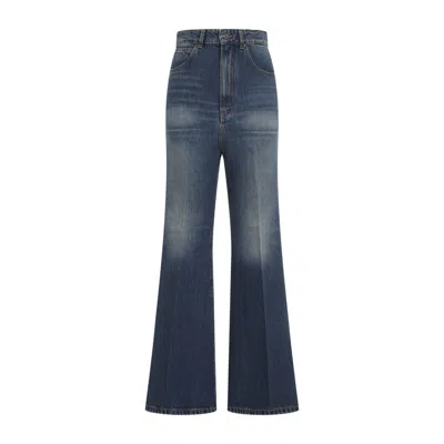 VICTORIA BECKHAM VICTORIA BECKHAM HIGH-WAISTED FLARED JEANS WITH RETRO APPEAL
