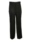 Victoria Beckham High-waisted Straight-leg Trousers In Black