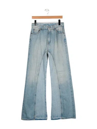Pre-owned Victoria Beckham High-rise Flared Jeans In Blue