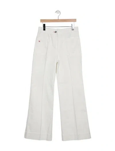 Pre-owned Victoria Beckham High-rise Flared Jeans In Blue