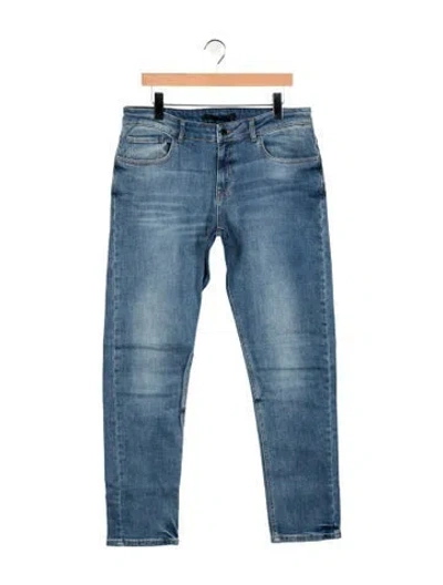 Pre-owned Victoria Beckham High-rise Flared Jeans In Blue